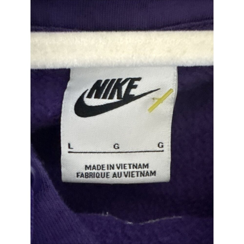 LSU Tigers Nike Hoodie Sweatshirt Purple Yellow Size Large - Picture 4 of 6